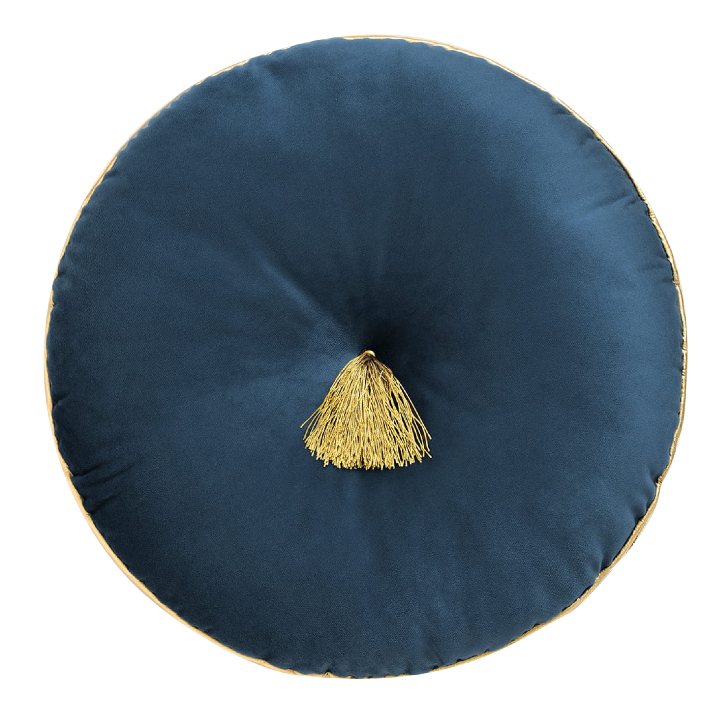 Polštář s výplní ALINA modrá Ø 40 cm Mybesthome