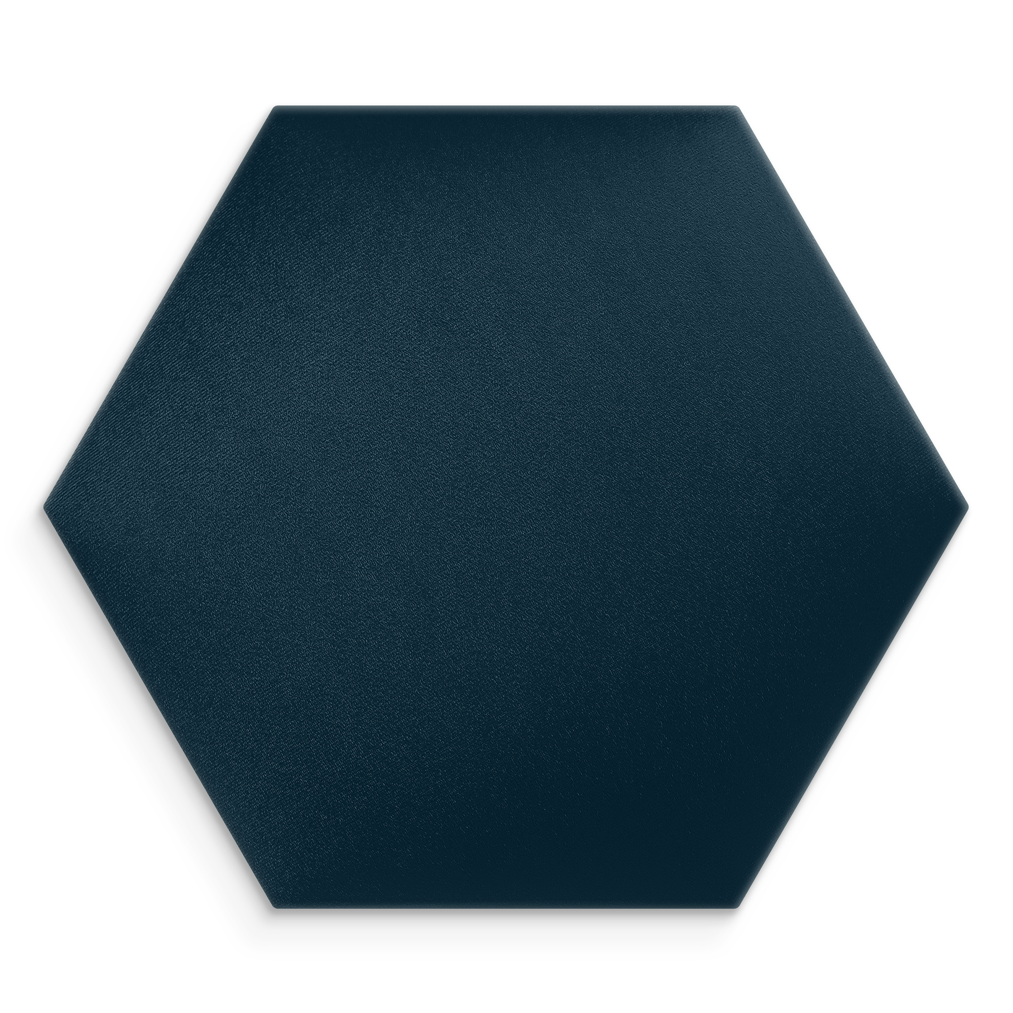 Levně Čalouněný nástěnný panel HEXAGON 30x26 cm tmavě modrá MyBestHome