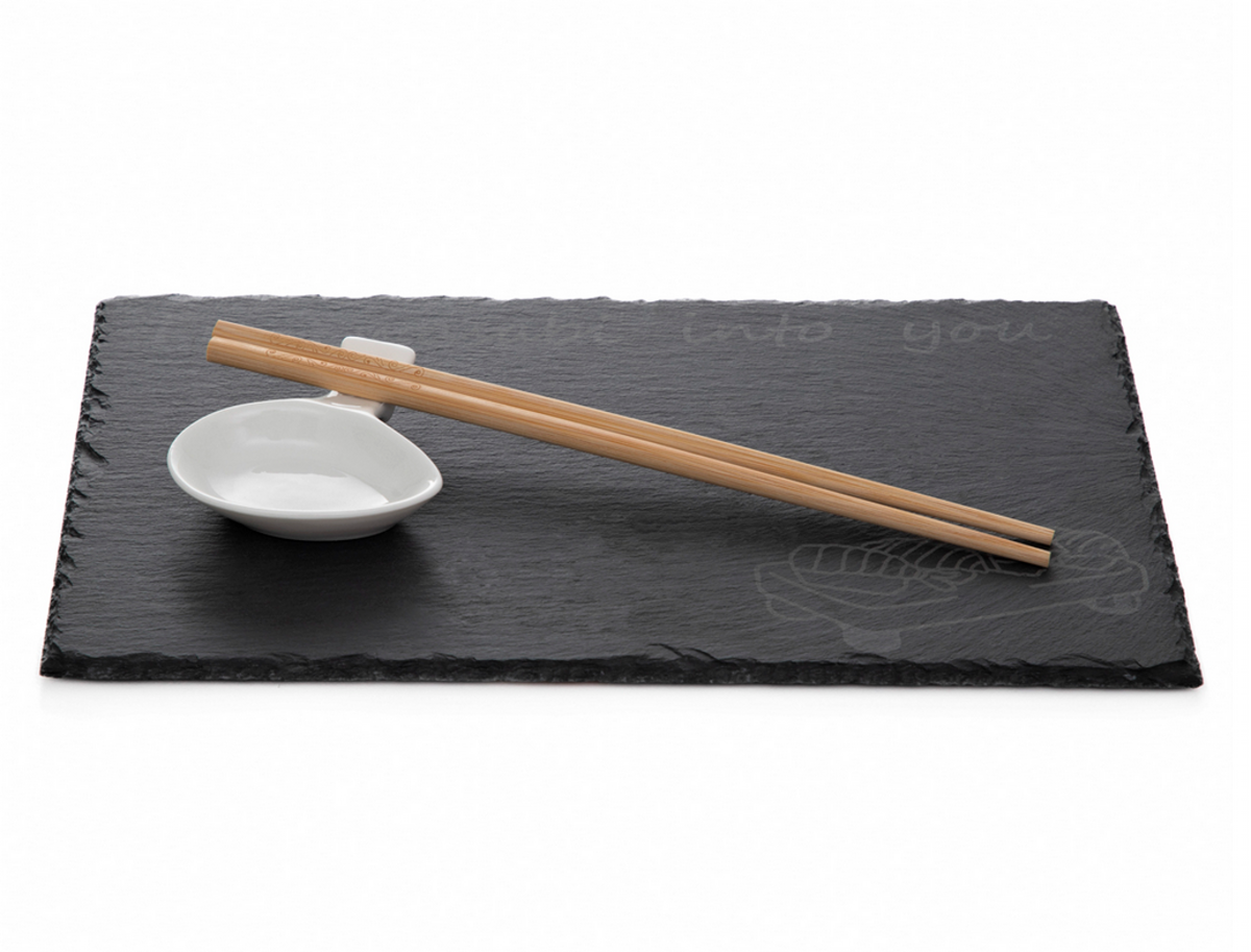 Sushi set | SUSHI | s držákem na hůlky | 30x18 cm | 893655 Homla