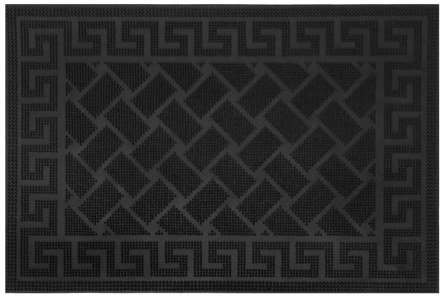 Gumová rohožka - předložka MIX-MAT 004 černá více rozměrů Mybesthome Rozměr: 45x75 cm