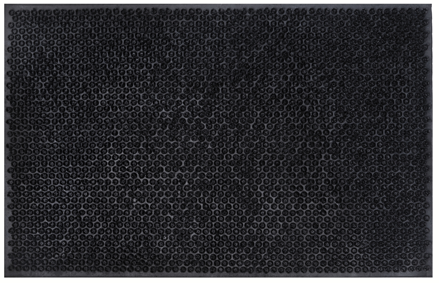 Gumová rohožka - předložka RUBBER GRASS černá 40x60 cm Mybesthome