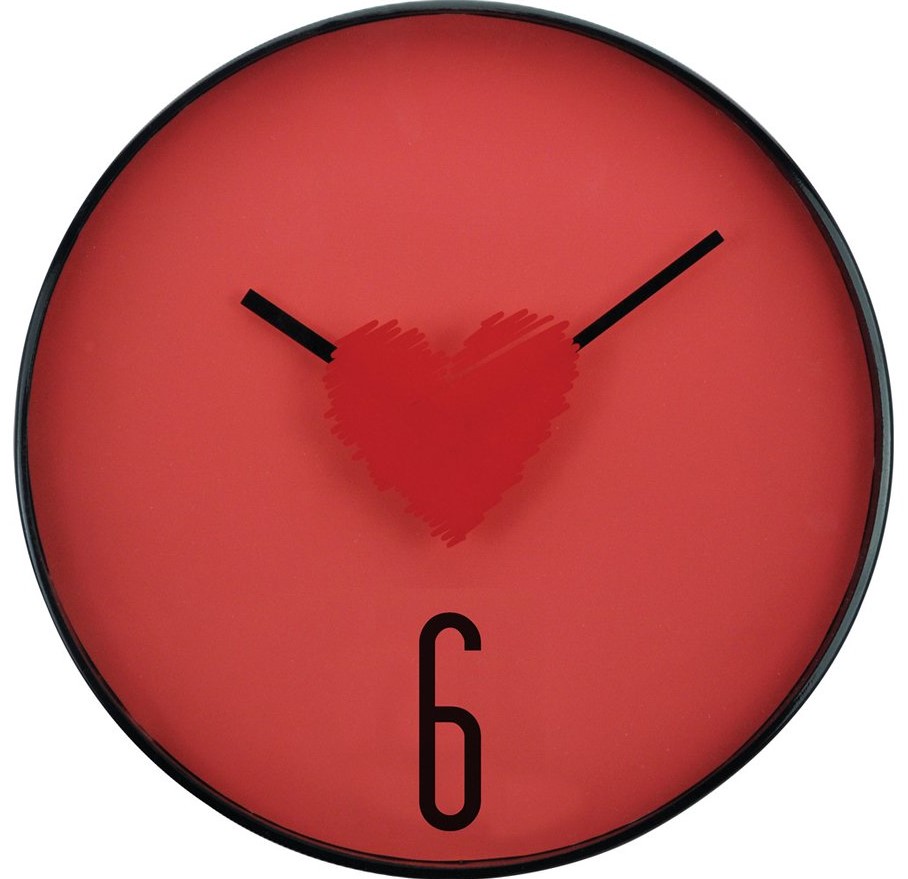 Nástěnné hodiny HEART Ø 31 cm Mybesthome