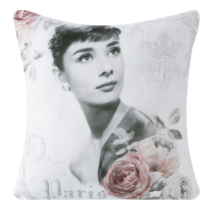 Polštář AUDREY FOREVER MyBestHome 45x45cm Varianta: Povlak na polštář s antialergickou prošívanou výplní, 45x45 cm