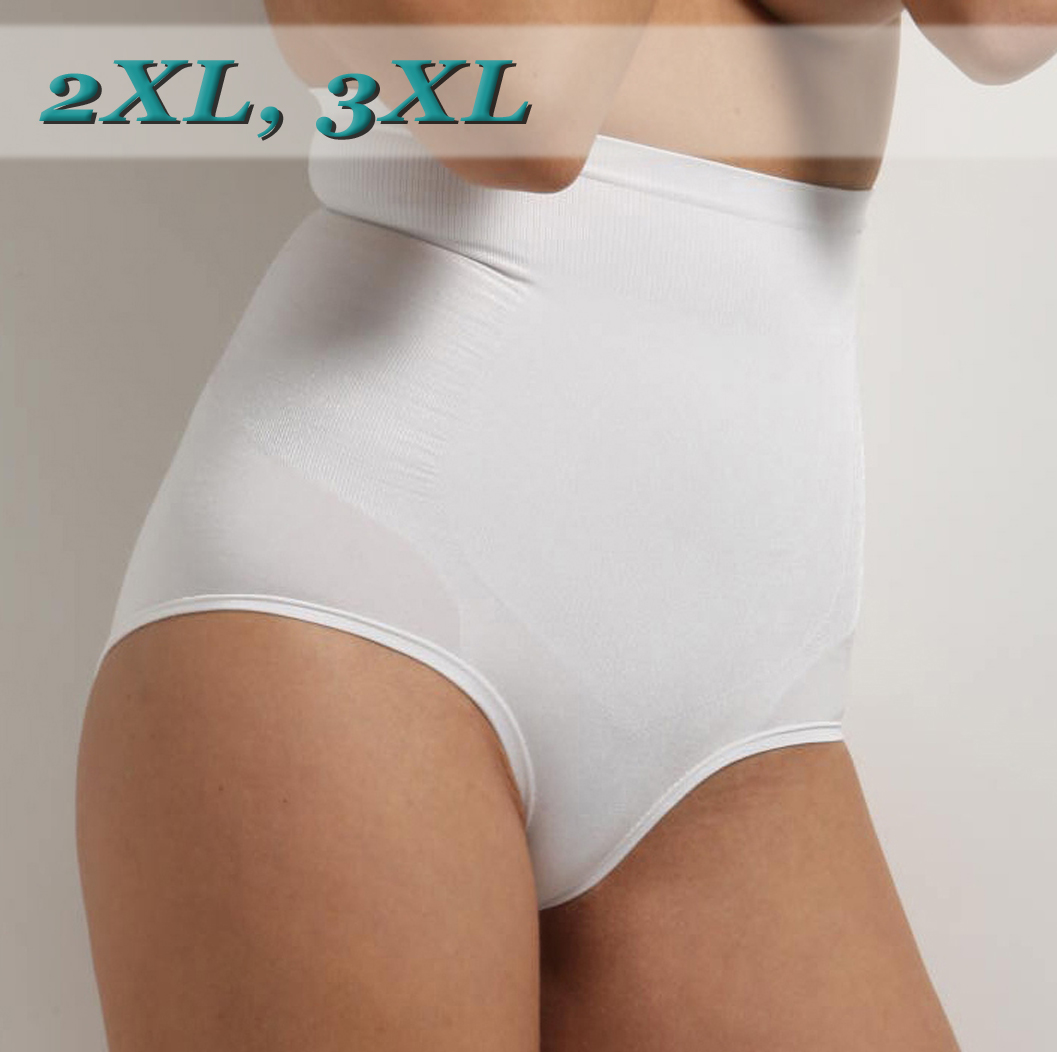 Levně CULOTTE VITA ALTA MAXI 2XL a 3XL modelante stahovací kalhotky, SENSI Velikost: 2XL, Barva: bílá