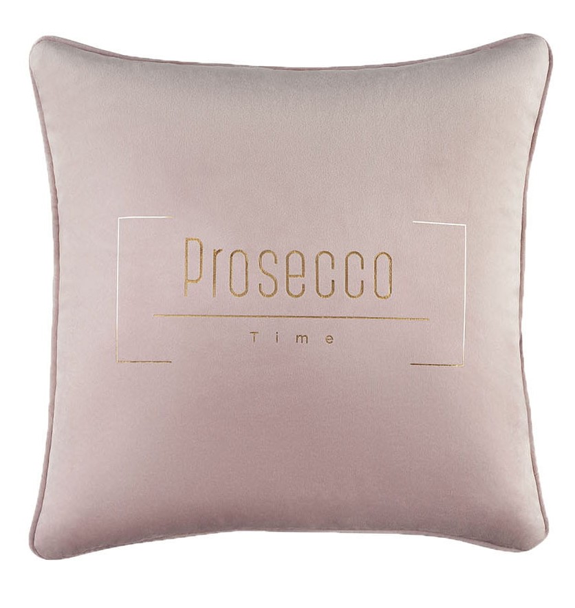 Polštář GLORY PROSECCO růžová 45x45 cm Mybesthome Varianta: Povlak na polštář s antialergickou prošívanou výplní, 45x45 cm