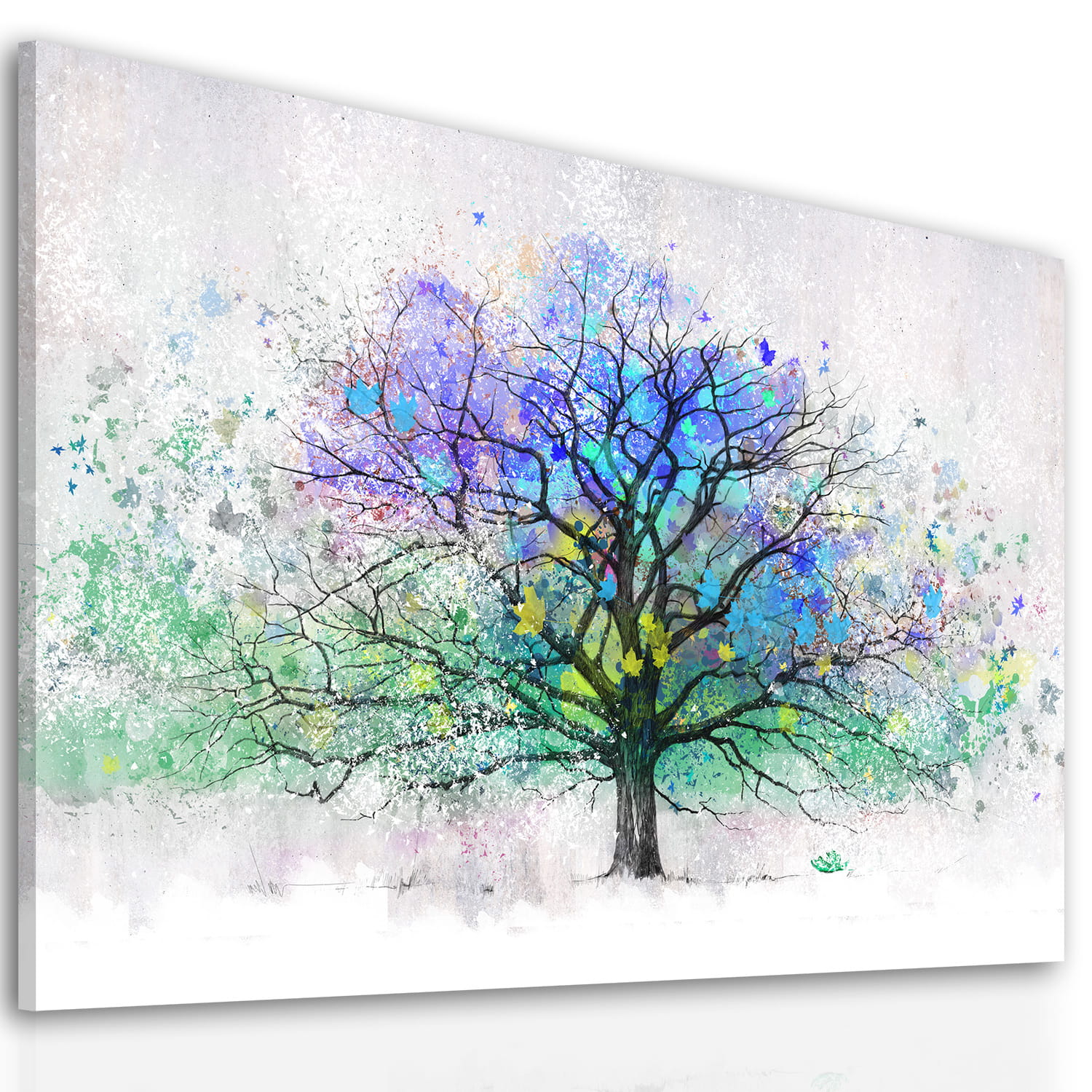 Obraz na plátně WOOD COLOR H různé rozměry Ludesign ludesign obrazy: 80x60 cm