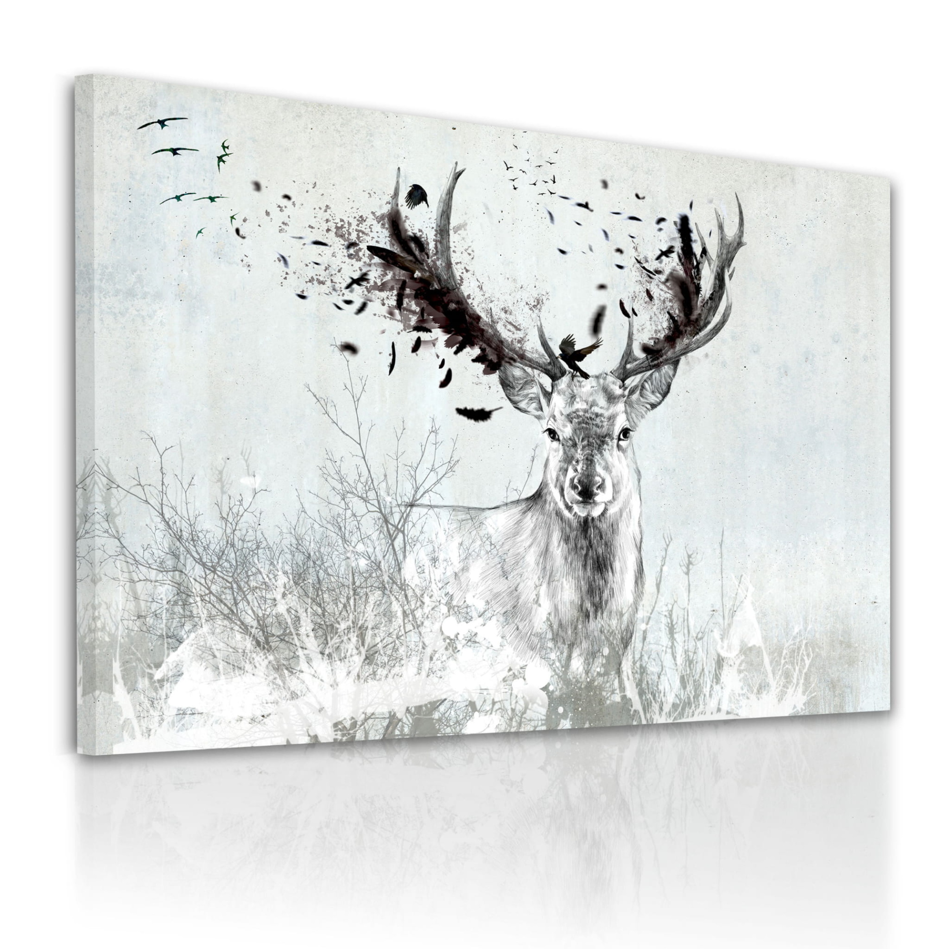 Obraz na plátně DEER DREAMS COLOR C různé rozměry Ludesign ludesign obrazy: 80x60 cm