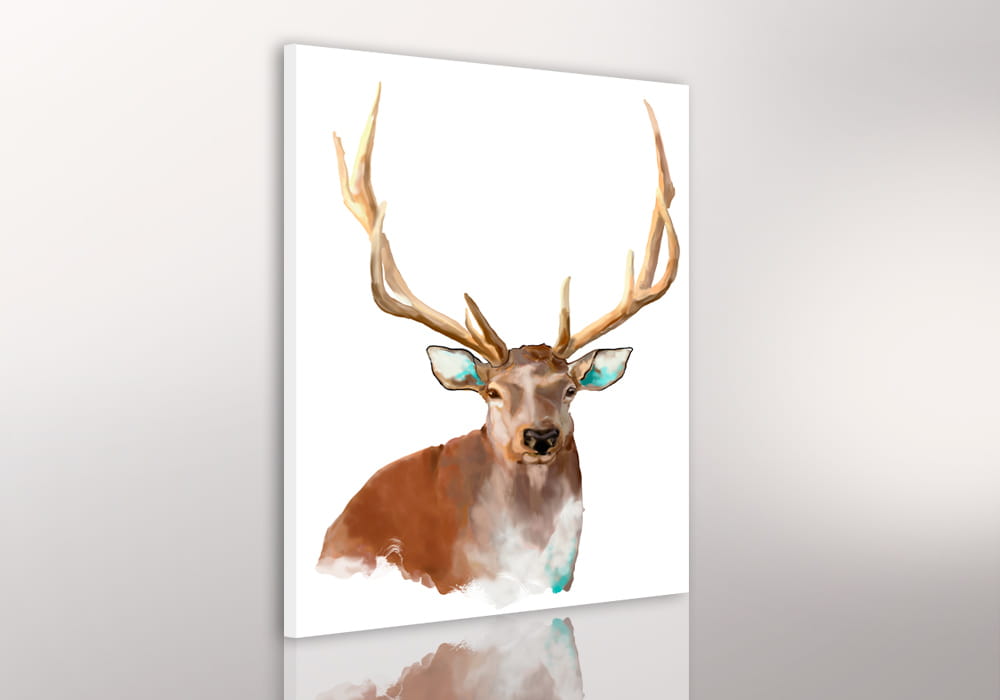 Obraz na plátně DEER C různé rozměry Ludesign ludesign obrazy: 80x60 cm