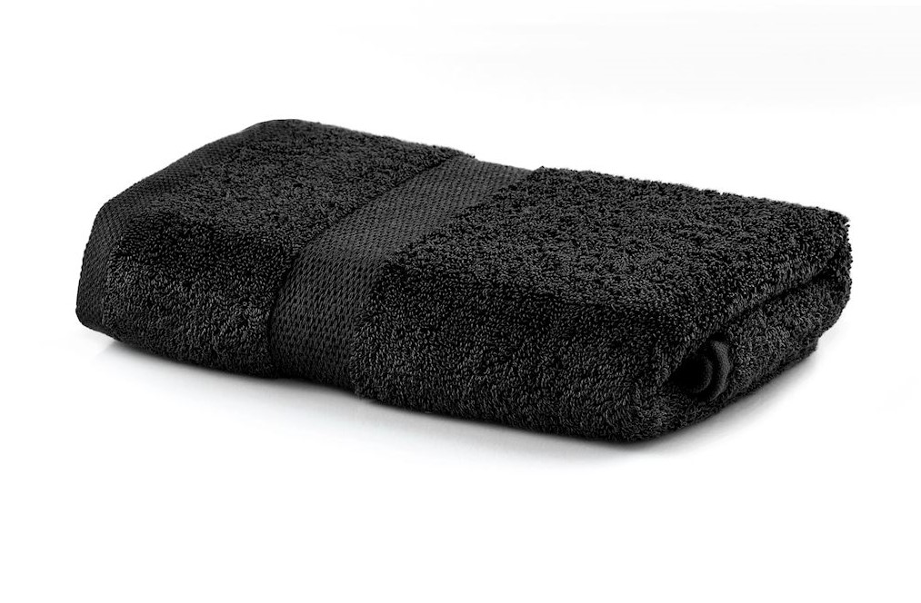 Bavlněný froté ručník CECIL 50x100 cm, černá, 525 gr Mybesthome