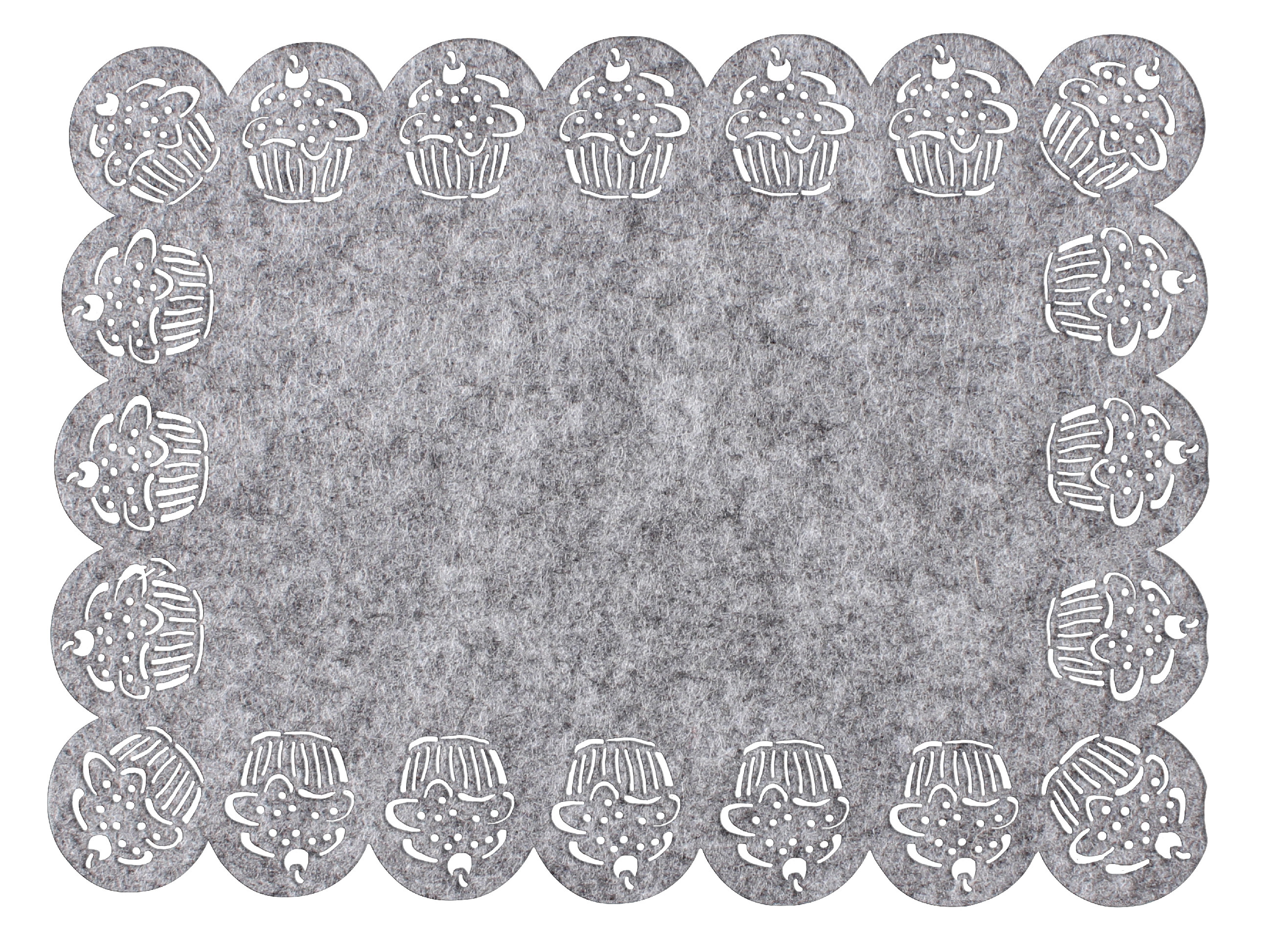 Prostírání MUFFINS šedá 30x45 cm Mybesthome