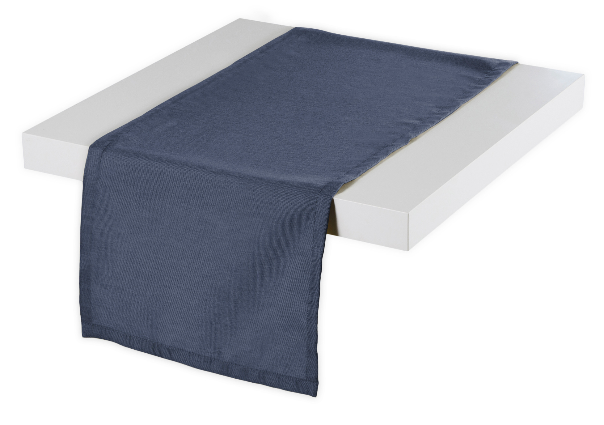 Ubrus - běhoun na stůl NATURAL, 35x180 cm, modrá, ESSEX