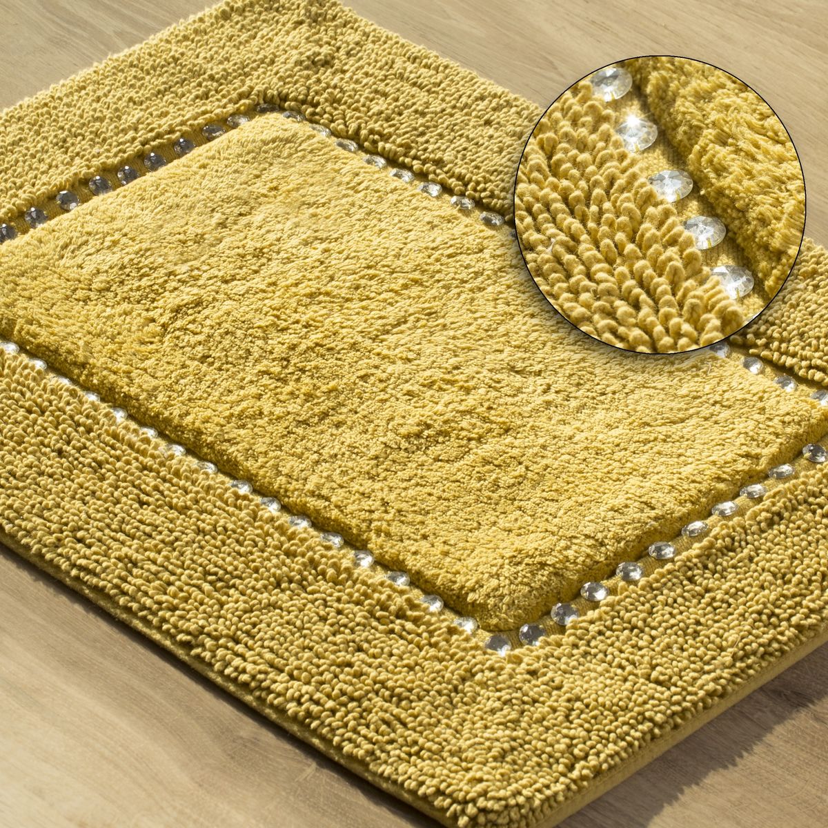 Kusový koberec - kobereček LENA mustard/hořčicová 75x150 cm Mybesthome