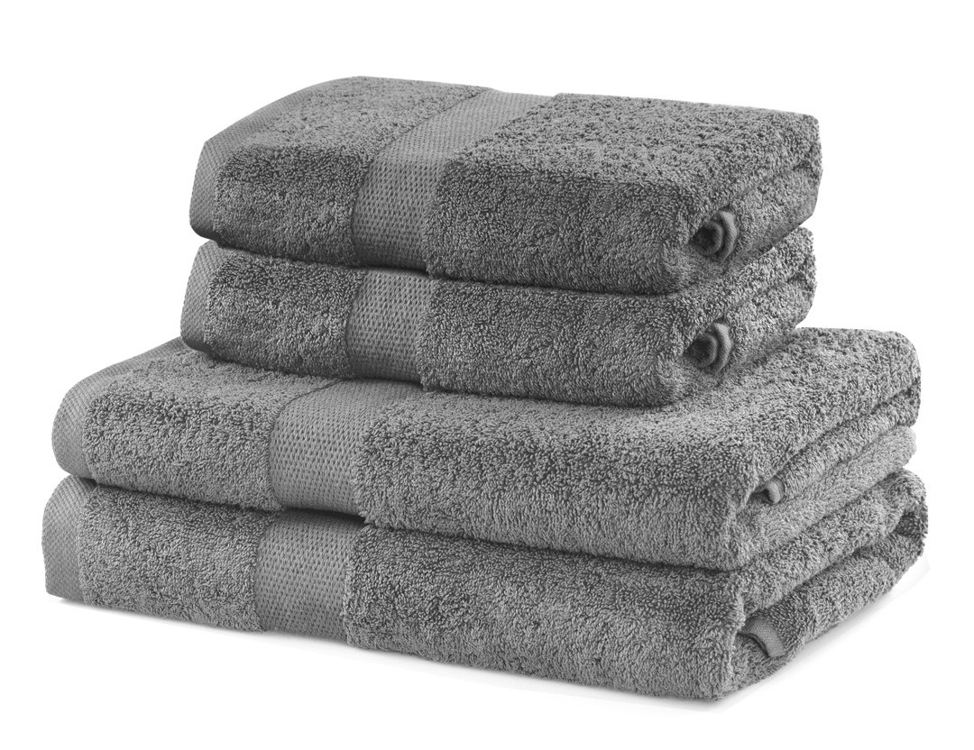 Set 100% bavlna CECIL 2x ručník 50x100 cm a 2x osuška 70x140 cm, stříbrná 525 gr, Mybesthome