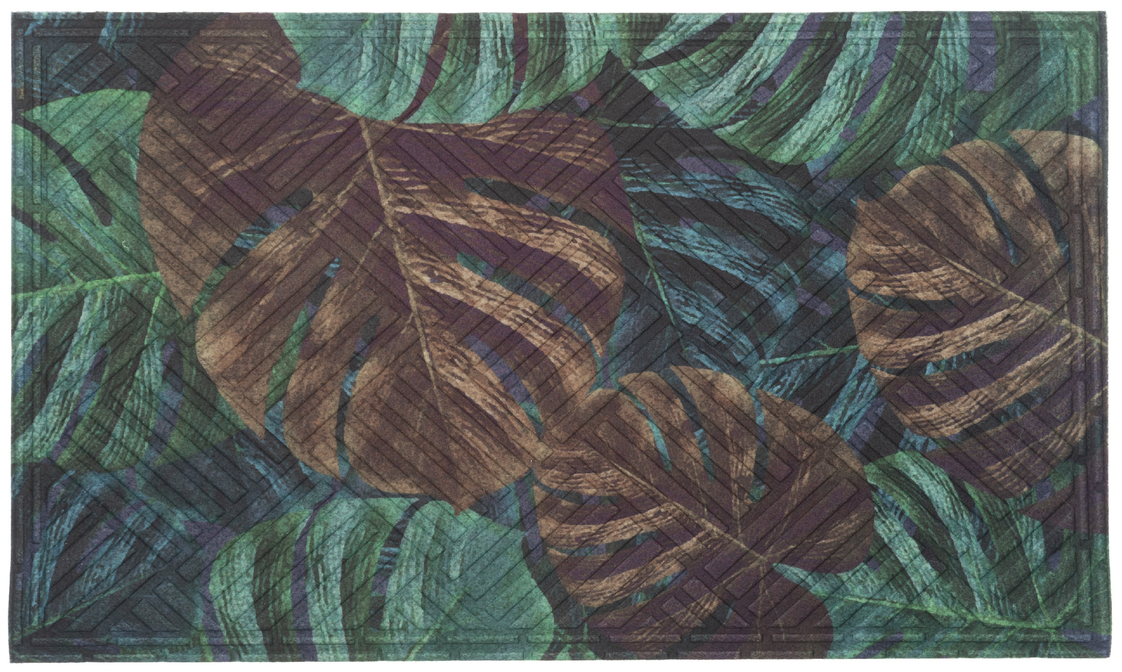 Rohožka - předložka PRINT MONSTERA 45x75 cm MultiDecor