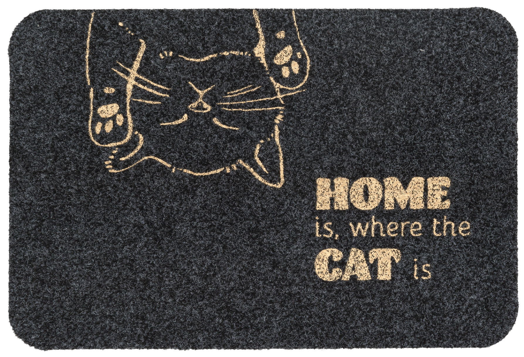 Rohožka - předložka AT HOME - CAT šedá různé rozměry MultiDecor Rozměr: 40x60 cm