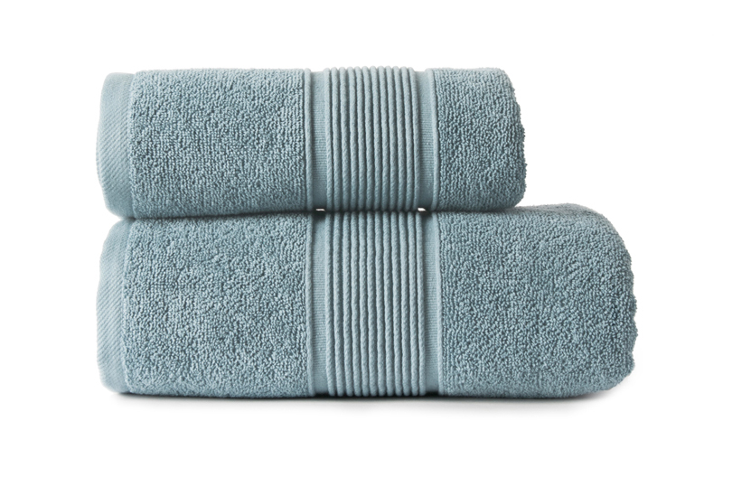Bavlněný froté ručník s bordurou NAOMI 50x90 cm, modrá, 500 gr Mybesthome