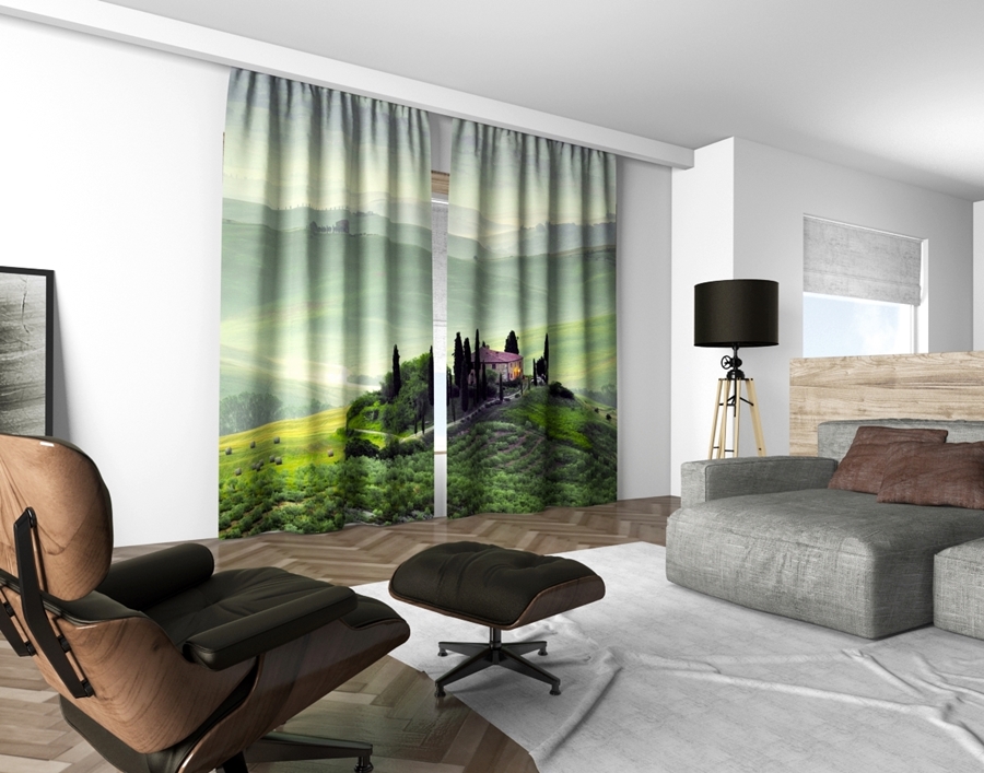 3D dekorační závěs 126 TOSKÁNSKO 2x160x250 cm set 2 kusy MyBestHome