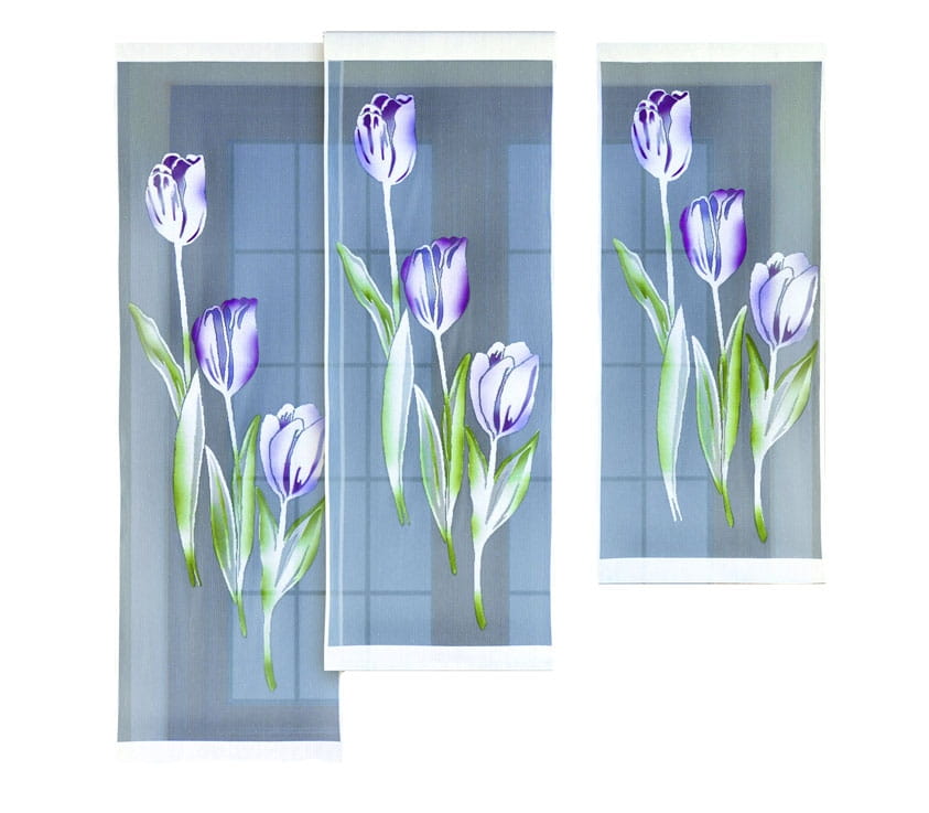 Panelová dekorační záclona MELANIE šířka 50 cm výška od 120 cm do 160 cm (cena za 1 kus panelu) MyBestHome Rozměr: 50x140 cm