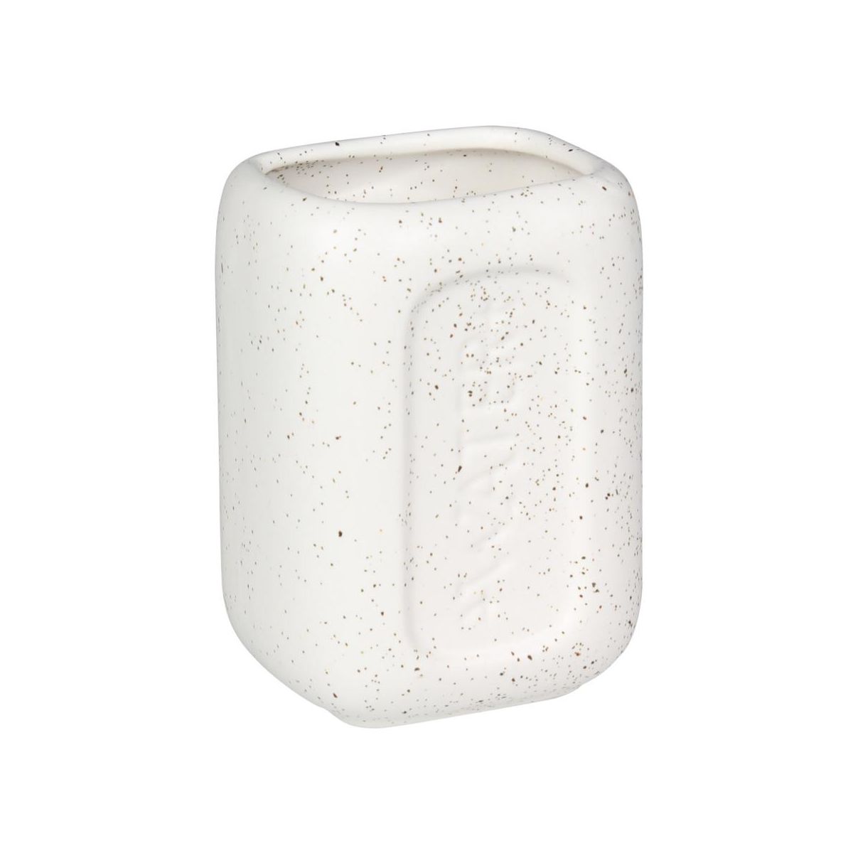 Koupelnový keramický set PEPPER krémová Mybesthome název: kalíšek na zubní kartáček