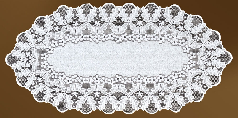 Žakárový ubrus - běhoun ILLAY různé rozměry bílá MyBestHome Rozměr: 70x140 cm