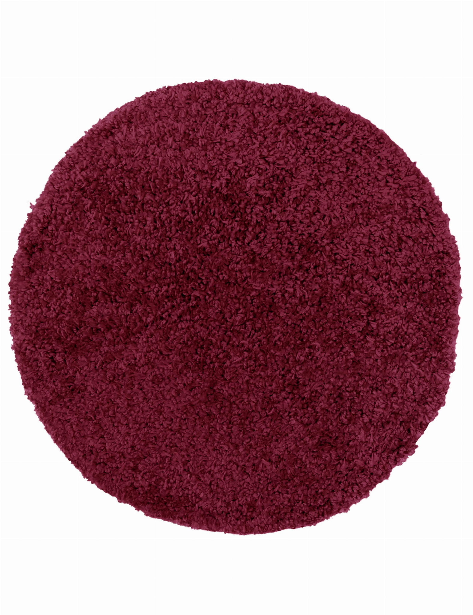 Kusový koberec SHAGGY JUST vínová Ø 67 cm Multidecor