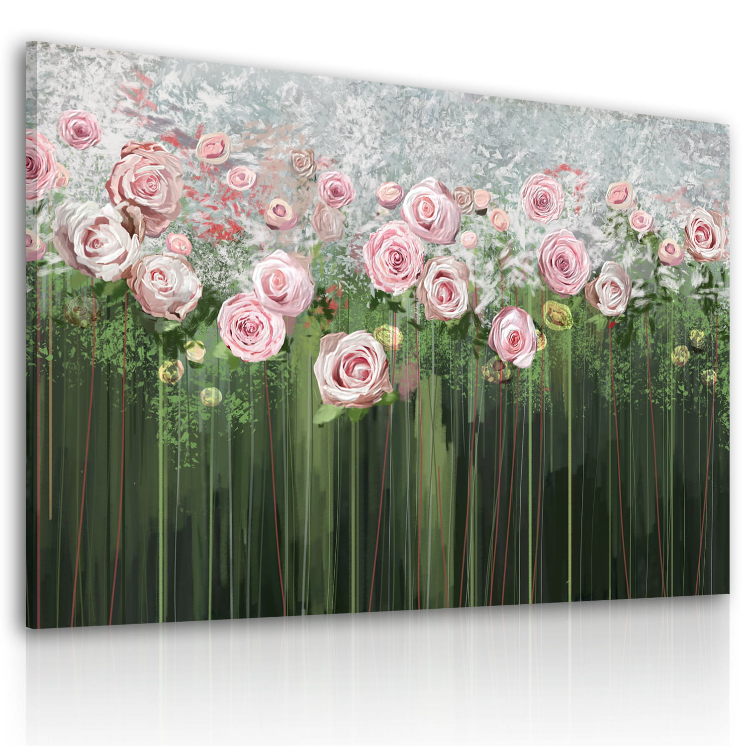 Obraz na plátně ROSES II. různé rozměry Ludesign ludesign obrazy: 70x50 cm