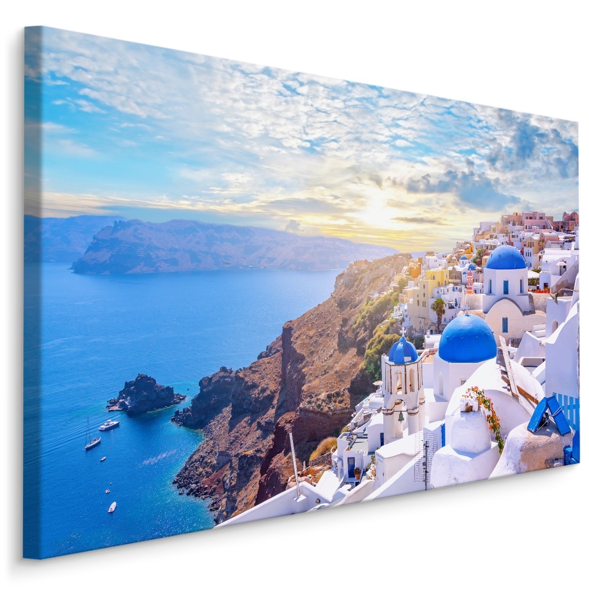 MyBestHome BOX Plátno Moře A Slunečné Řecko Varianta: 120x80