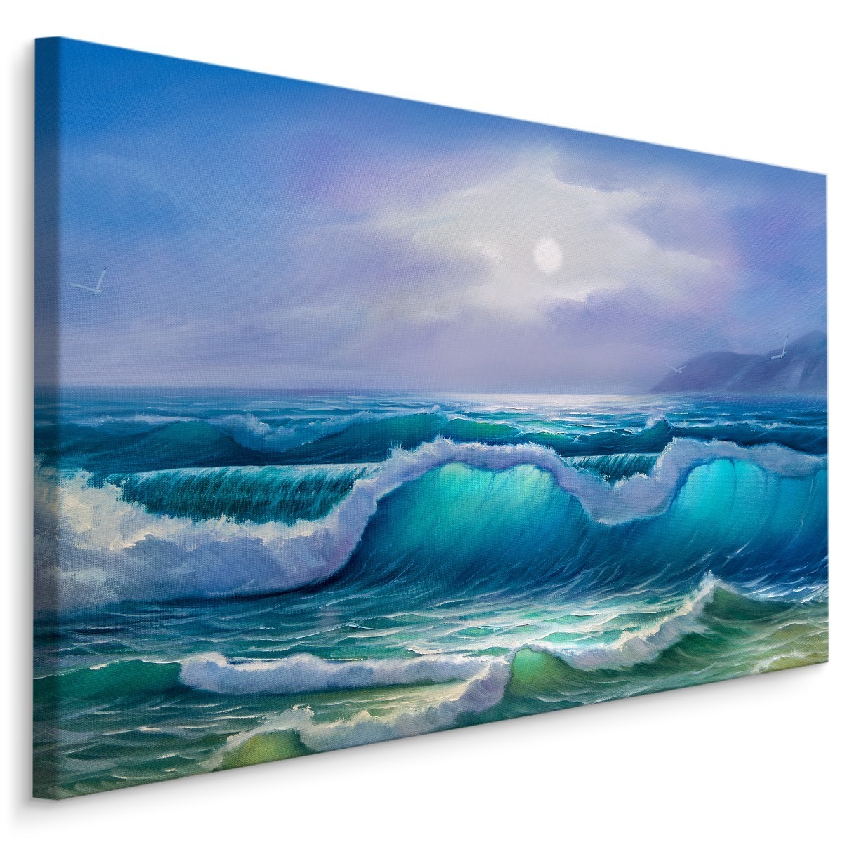 MyBestHome BOX Plátno Malovaný Příliv U Moře Varianta: 120x80