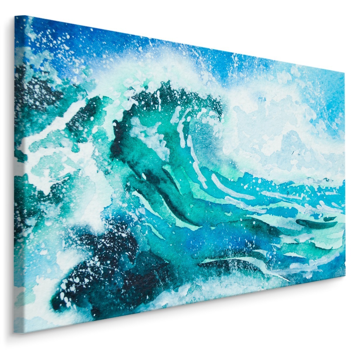 MyBestHome BOX Plátno Akvarel Moře A Vlny Varianta: 120x80