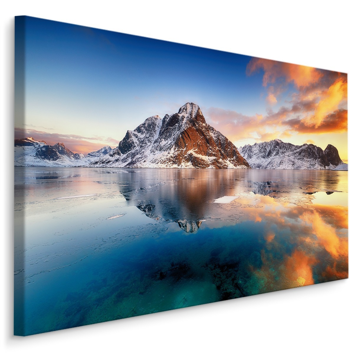 MyBestHome BOX Plátno Východ Slunce Nad Norským Mořem Varianta: 120x80