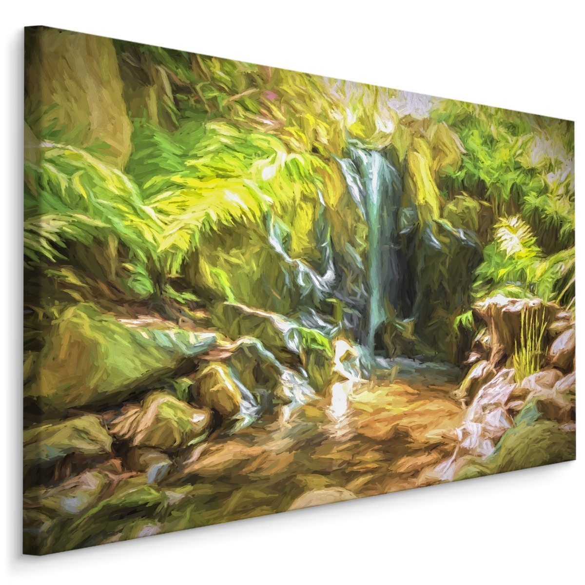 MyBestHome BOX Plátno Vodopád V Džungli Jako Malovaný Varianta: 30x20