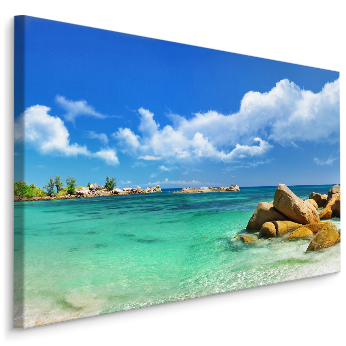 MyBestHome BOX Plátno Pláž Na Seychelách Varianta: 120x80