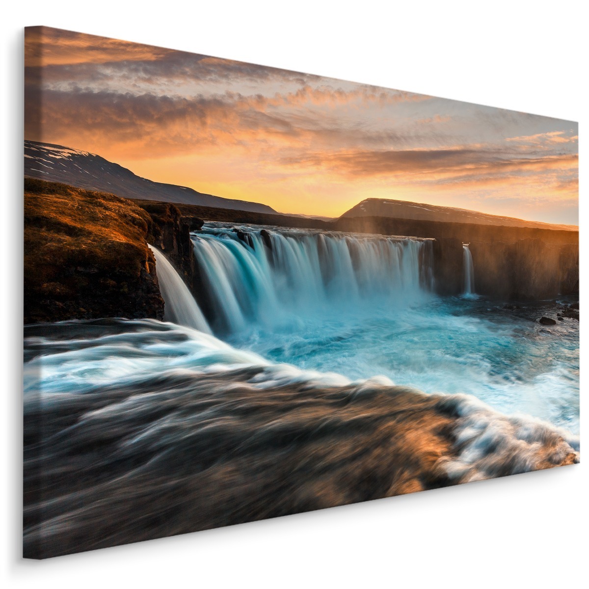 MyBestHome BOX Plátno Majestátní Vodopád Na Islandu Varianta: 120x80