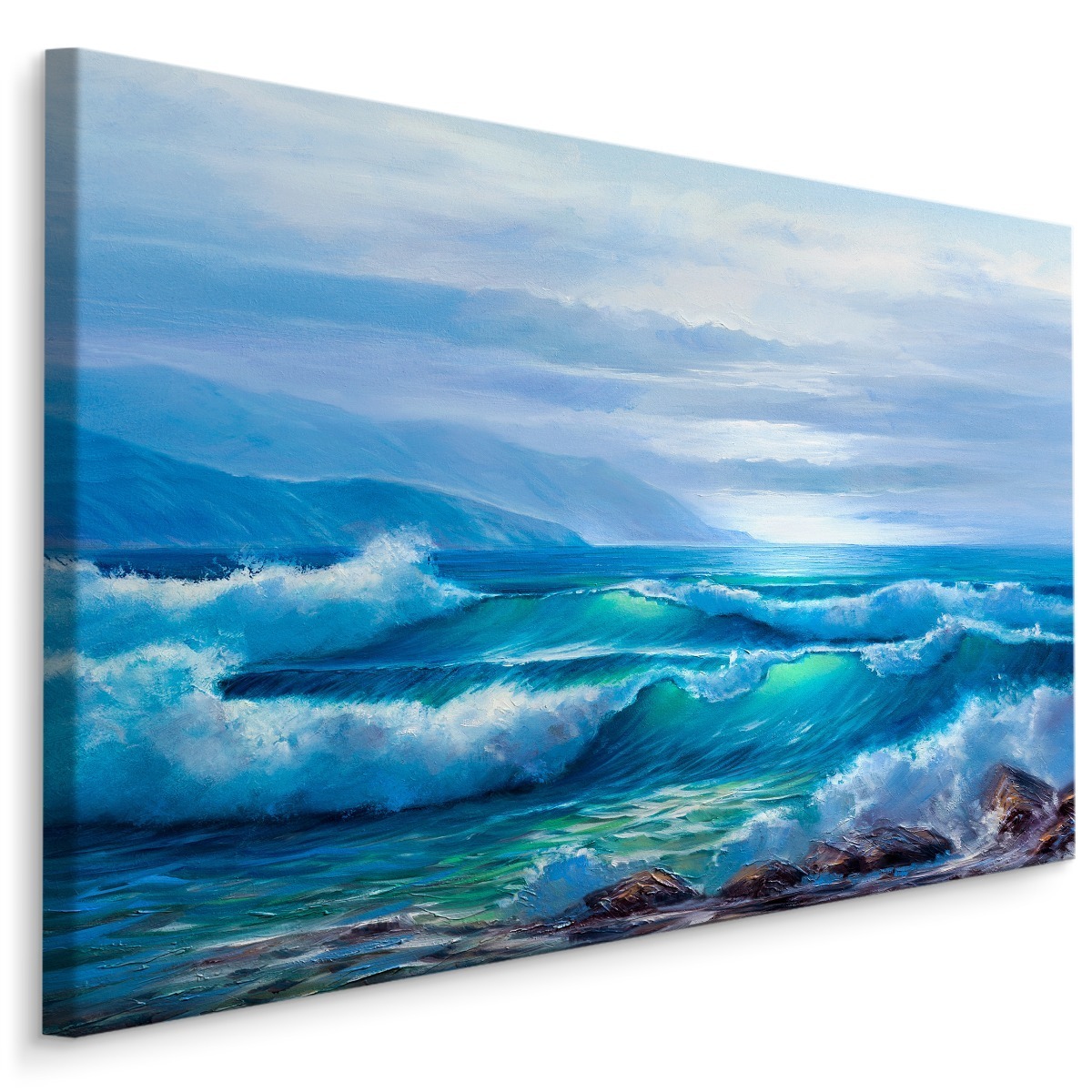 MyBestHome BOX Plátno Rozbouřené Mořské Vlny Varianta: 120x80