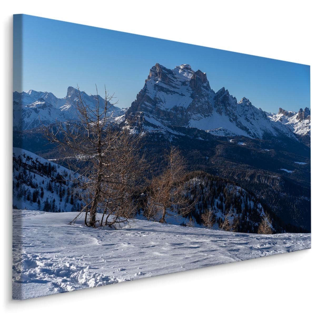 MyBestHome BOX Plátno Zimní 3D Horská Krajina Varianta: 120x80