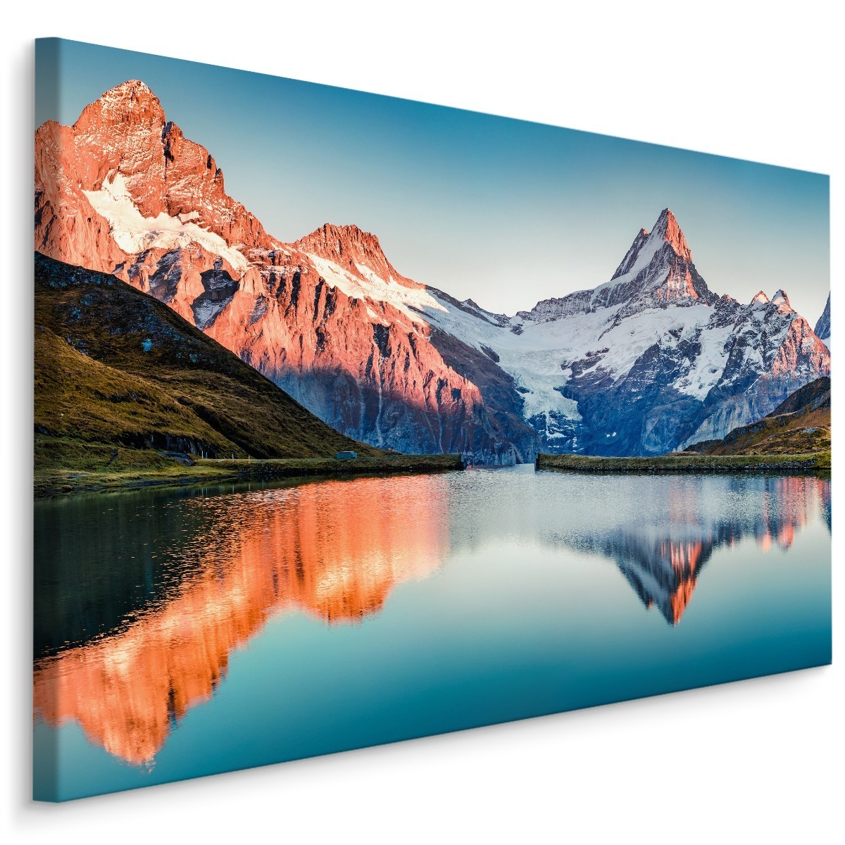 MyBestHome BOX Plátno Jezero Ve Švýcarských Alpách Varianta: 120x80
