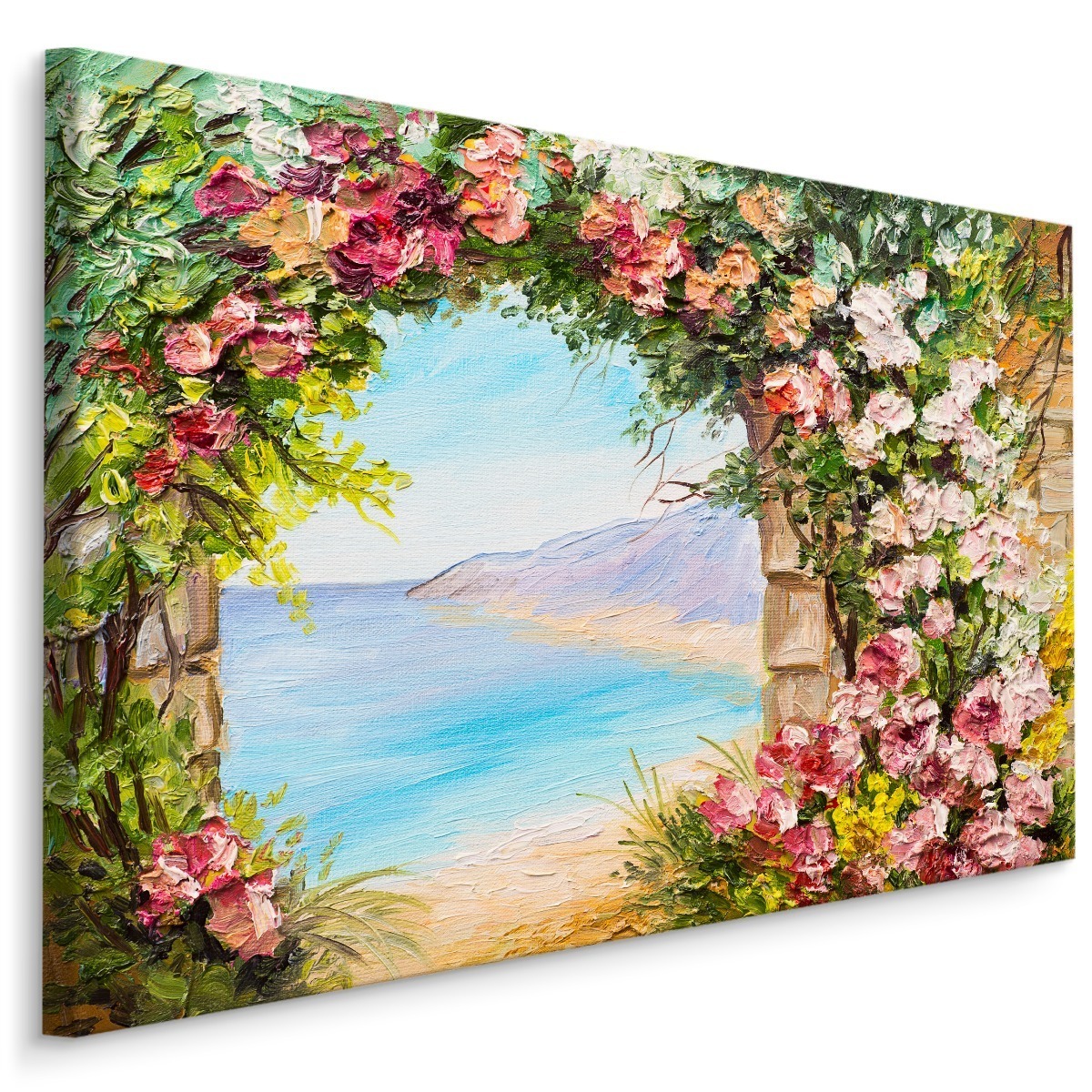 MyBestHome BOX Plátno Květiny A Moře Varianta: 120x80
