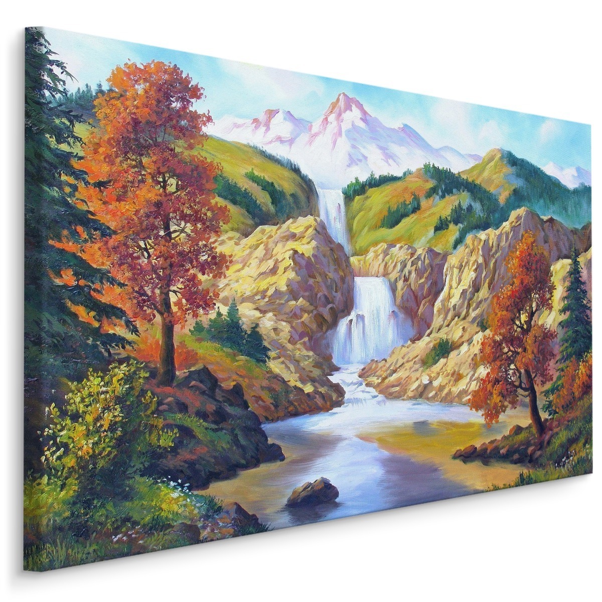 MyBestHome BOX Plátno Podzimní Vodopád Jako Malovaný Varianta: 30x20