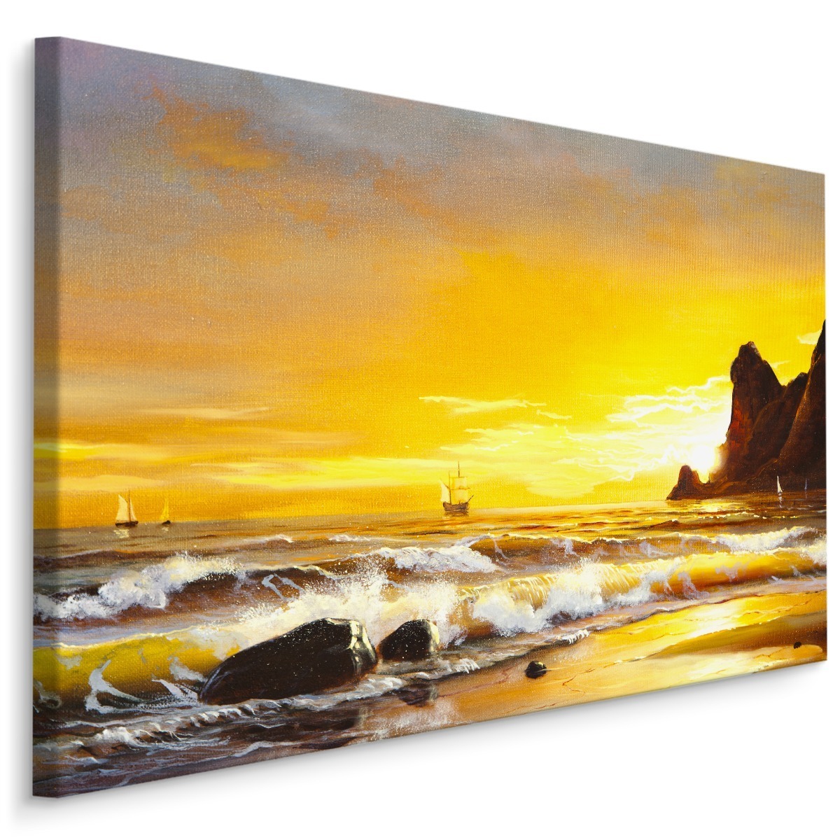 MyBestHome BOX Plátno Moře A Západ Slunce Varianta: 30x20