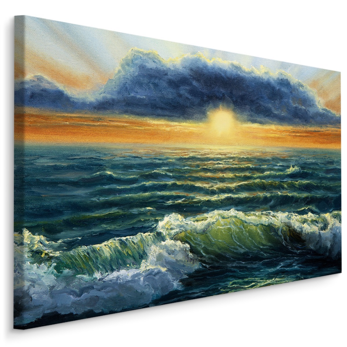 MyBestHome BOX Plátno Mořské Vlny A Mraky Varianta: 30x20