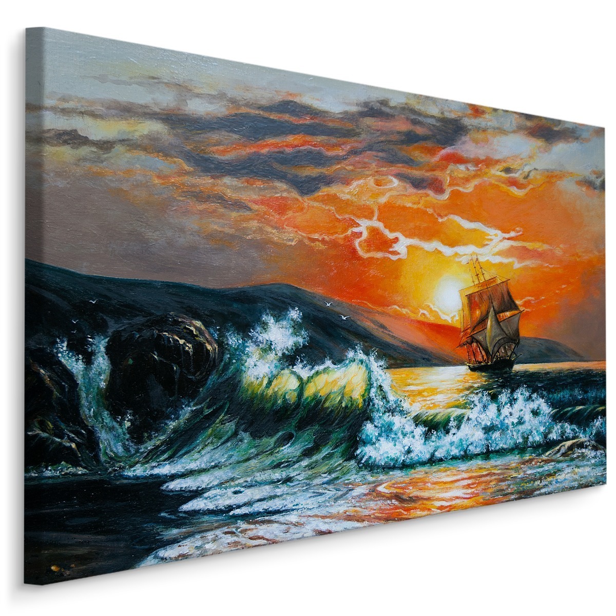 MyBestHome BOX Plátno Malebné Moře A Západ Slunce Varianta: 30x20