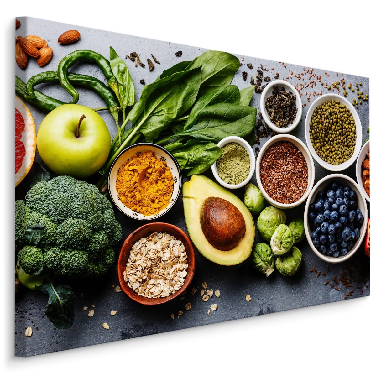 MyBestHome BOX Plátno Zelenina S Ovocem A Kořením Varianta: 30x20