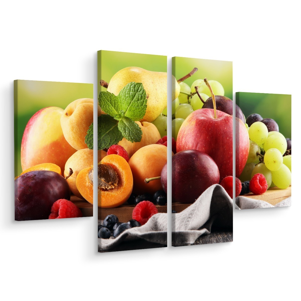 MyBestHome BOX Vícedílné plátno Čerstvé Letní Ovoce Varianta: 60x80