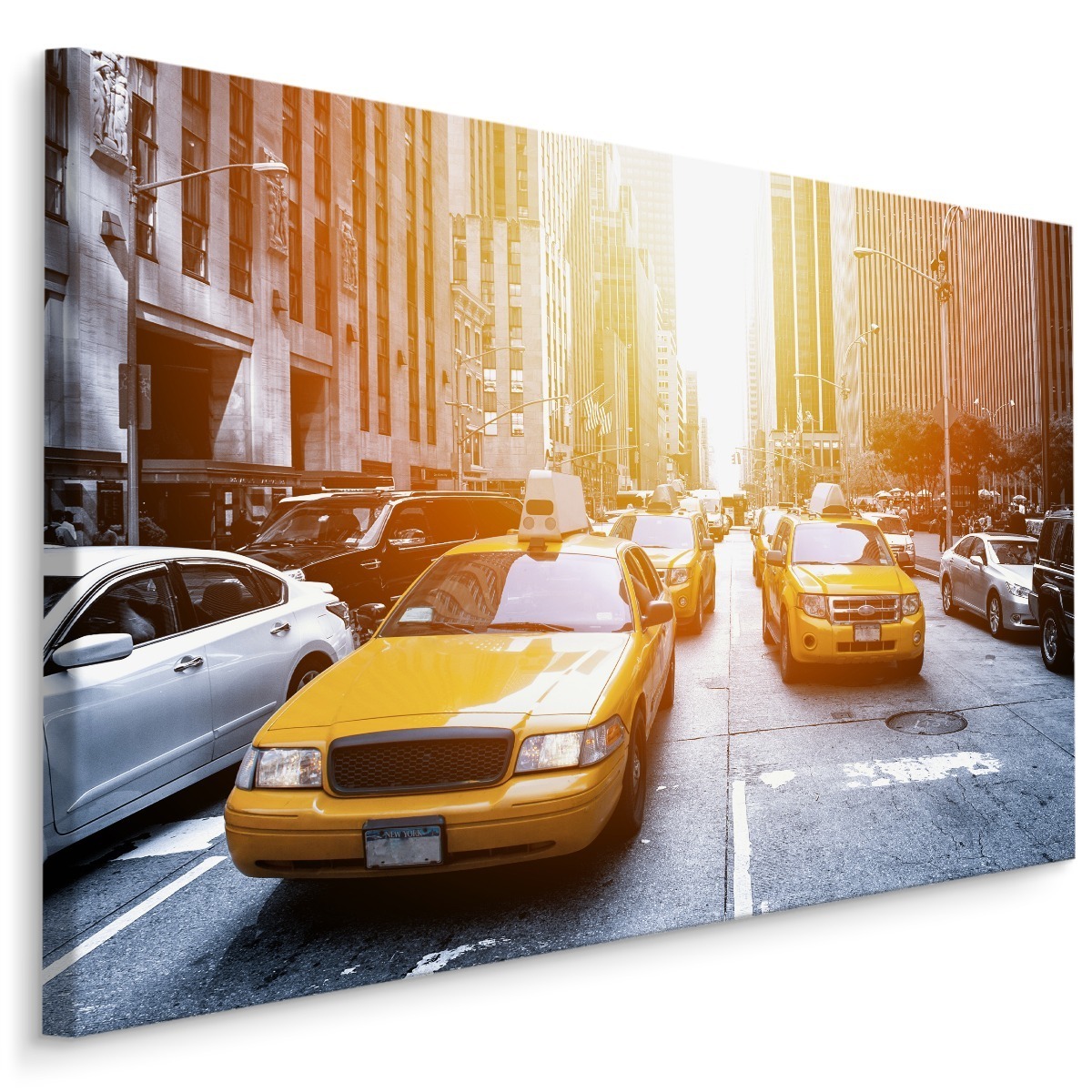 MyBestHome BOX Plátno New York City Taxi 3D Varianta: 30x20