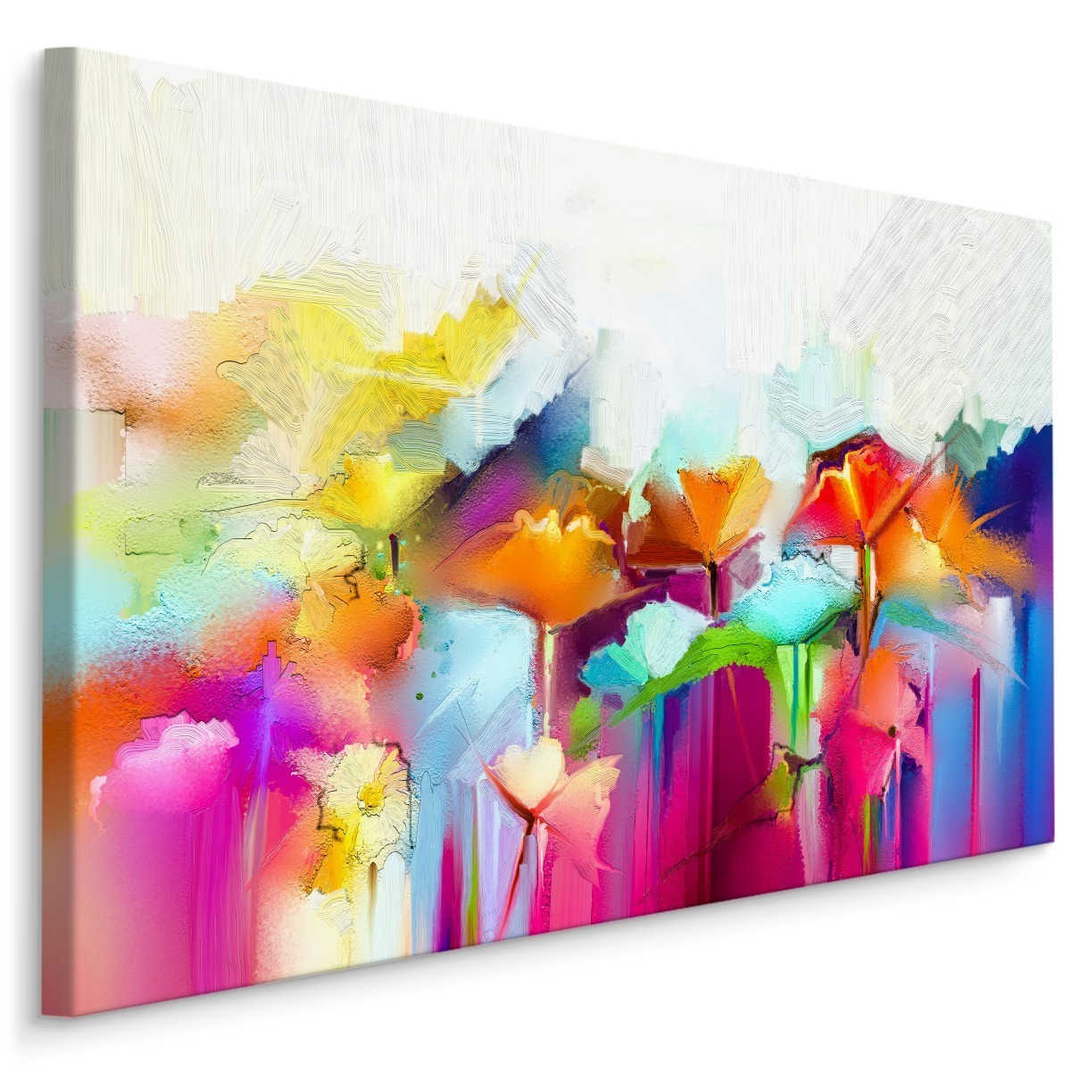 MyBestHome BOX Plátno Barevné Abstraktní Květiny Varianta: 30x20