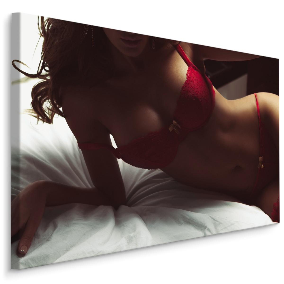MyBestHome BOX Plátno Woman In Bed Varianta: 90x60