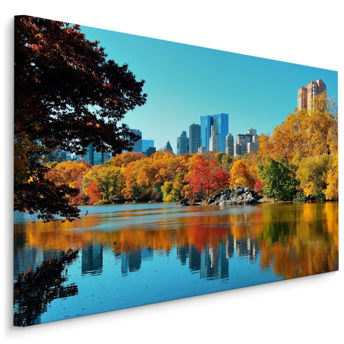 MyBestHome BOX Plátno Central Park Na Podzim Varianta: 90x60