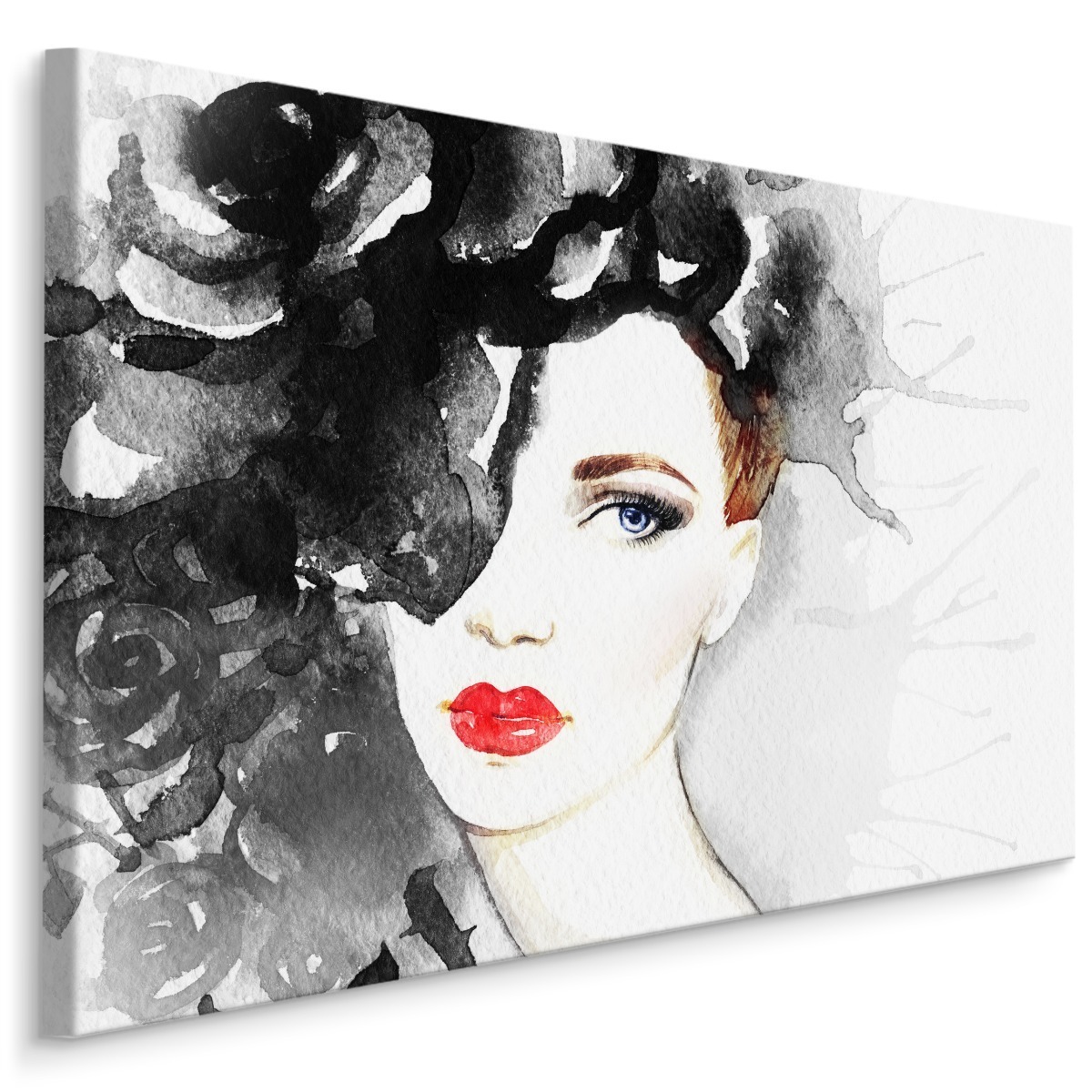 MyBestHome BOX Plátno Portrét Ženy V Akvarelu Varianta: 90x60