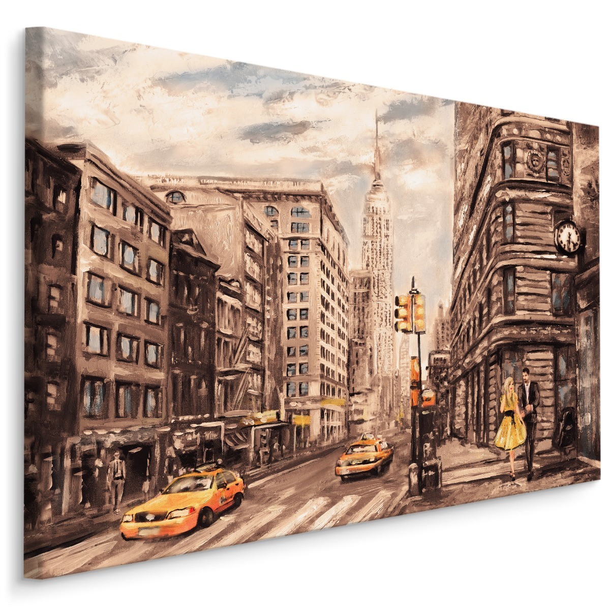 MyBestHome BOX Plátno Newyorská Ulice I. Varianta: 90x60