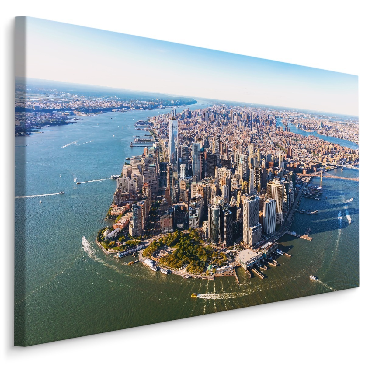 MyBestHome BOX Plátno Letecký Pohled Na Manhattan Varianta: 90x60